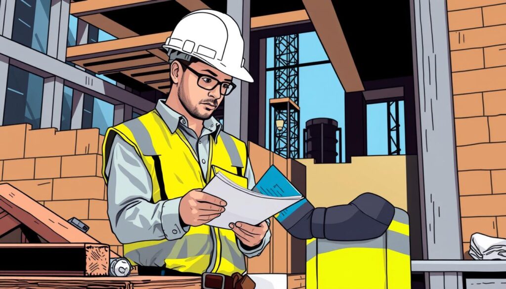Image of a building certifier inspecting a construction site in Parramatta Image of a building certifier inspecting a construction site in Parramatta